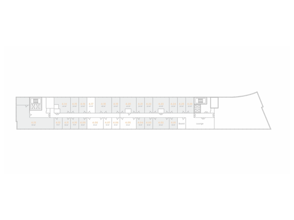 Plattegrond 4e verdieping