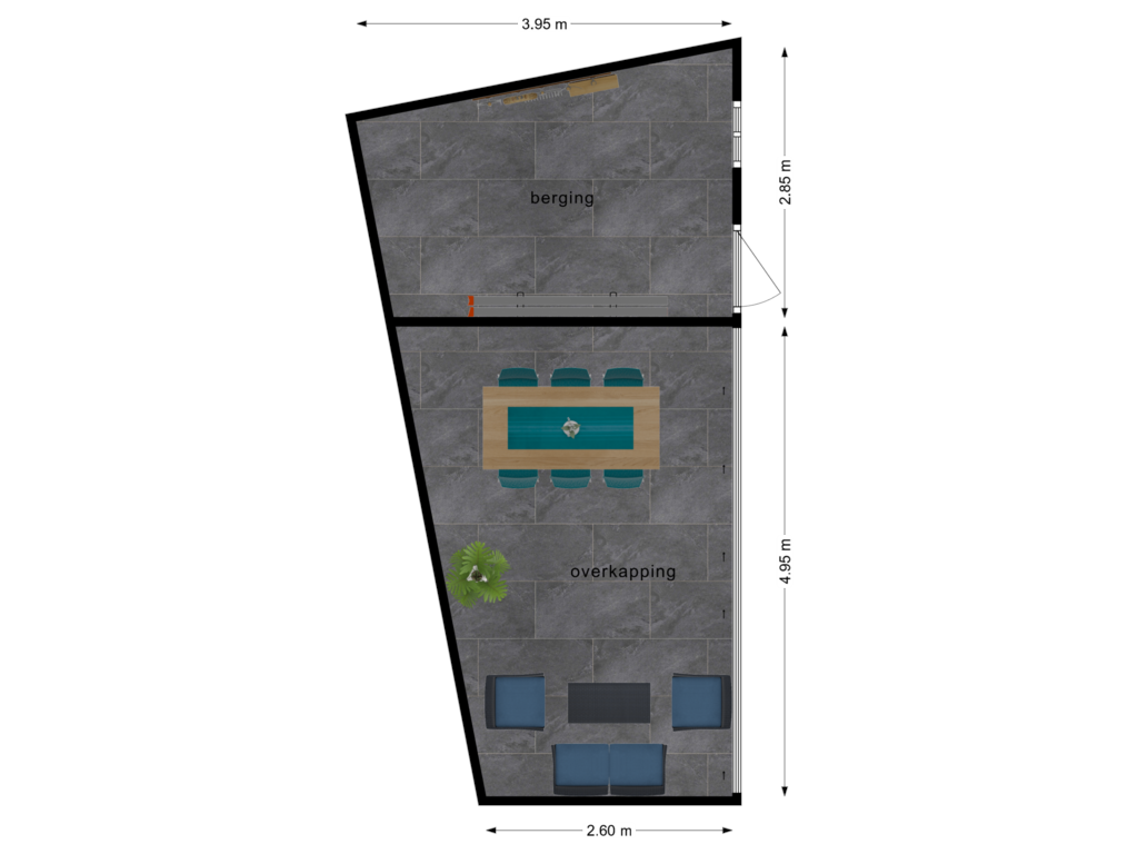 Bekijk plattegrond van Buitenruimte van Madeliefje 15