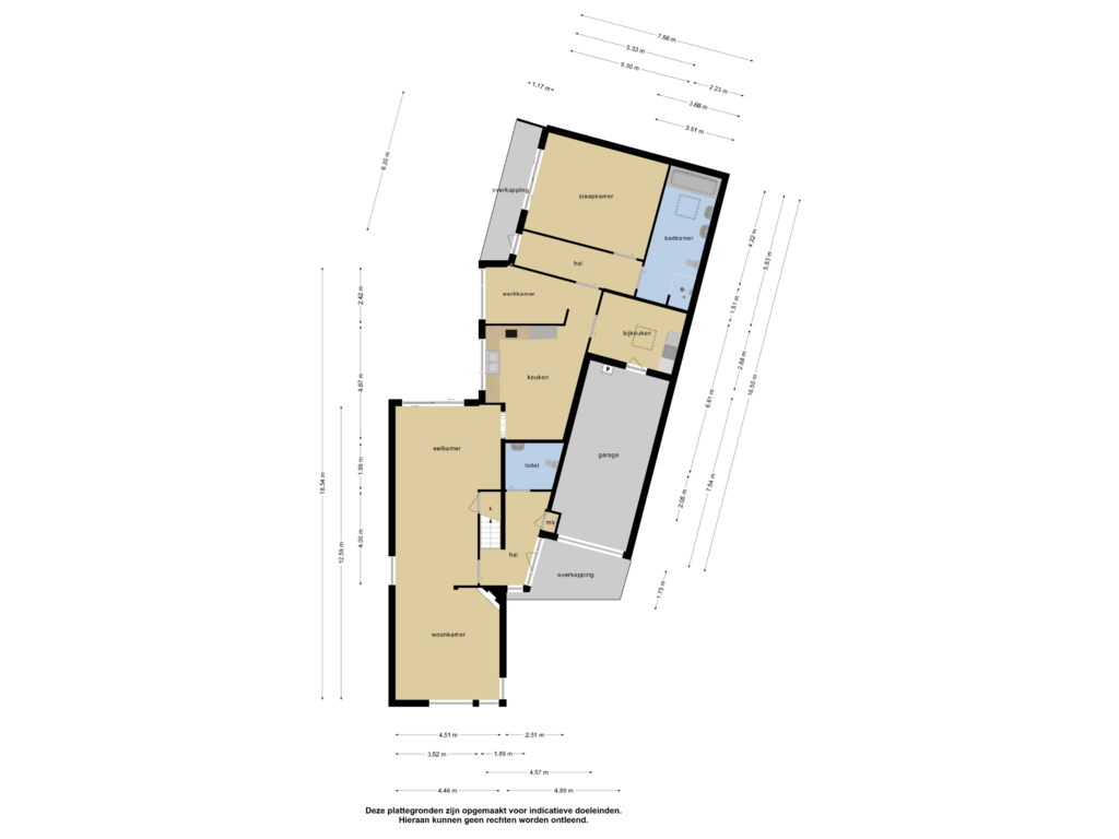 Bekijk plattegrond van Begane grond van Kraanven 51