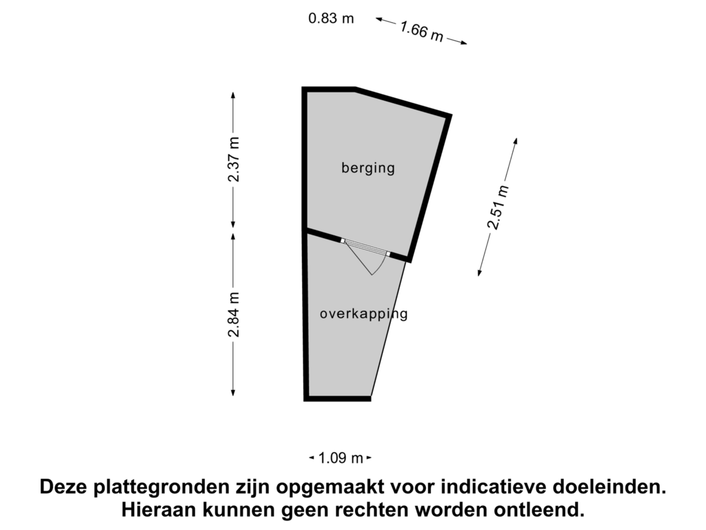 Bekijk plattegrond van Berging van Kraanven 51