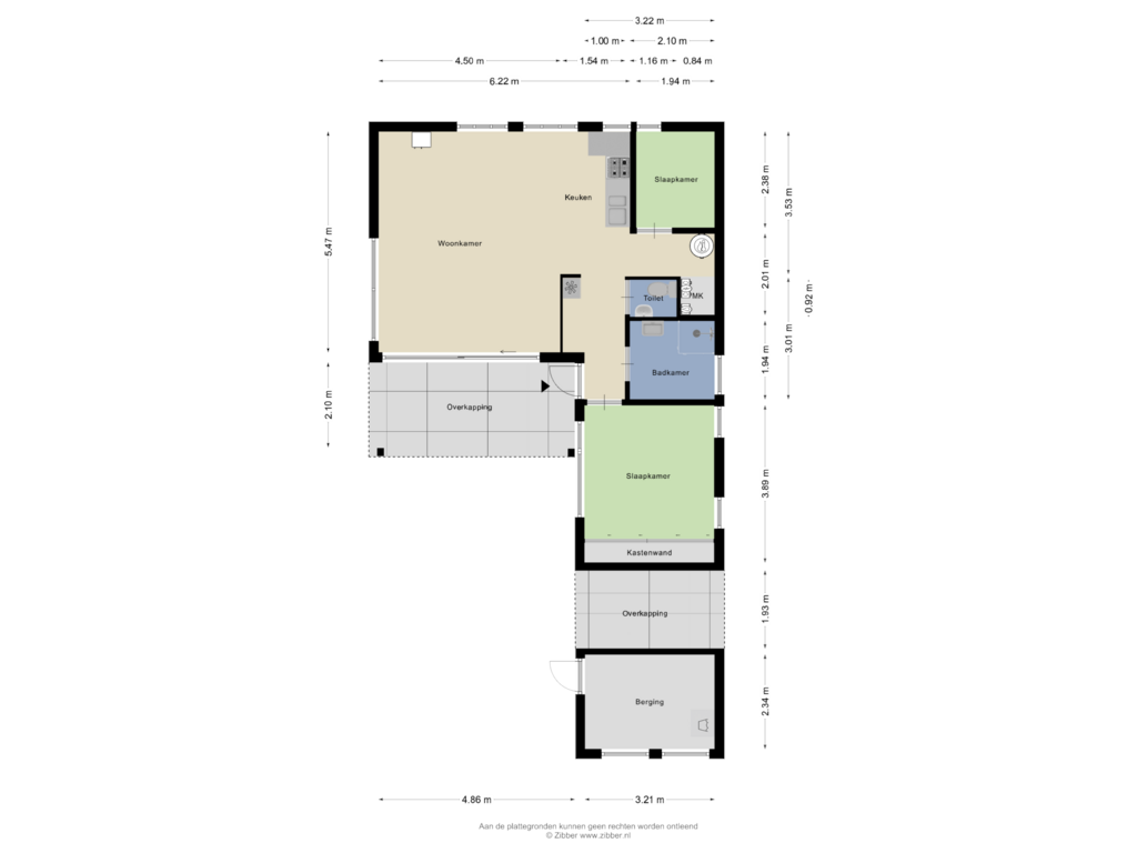 Bekijk plattegrond van Begane Grond van 1e Verdelingsweg 615