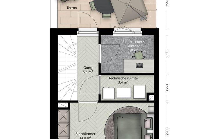 Bekijk foto 9 van Stadswoningen (Bouwnr. 11)