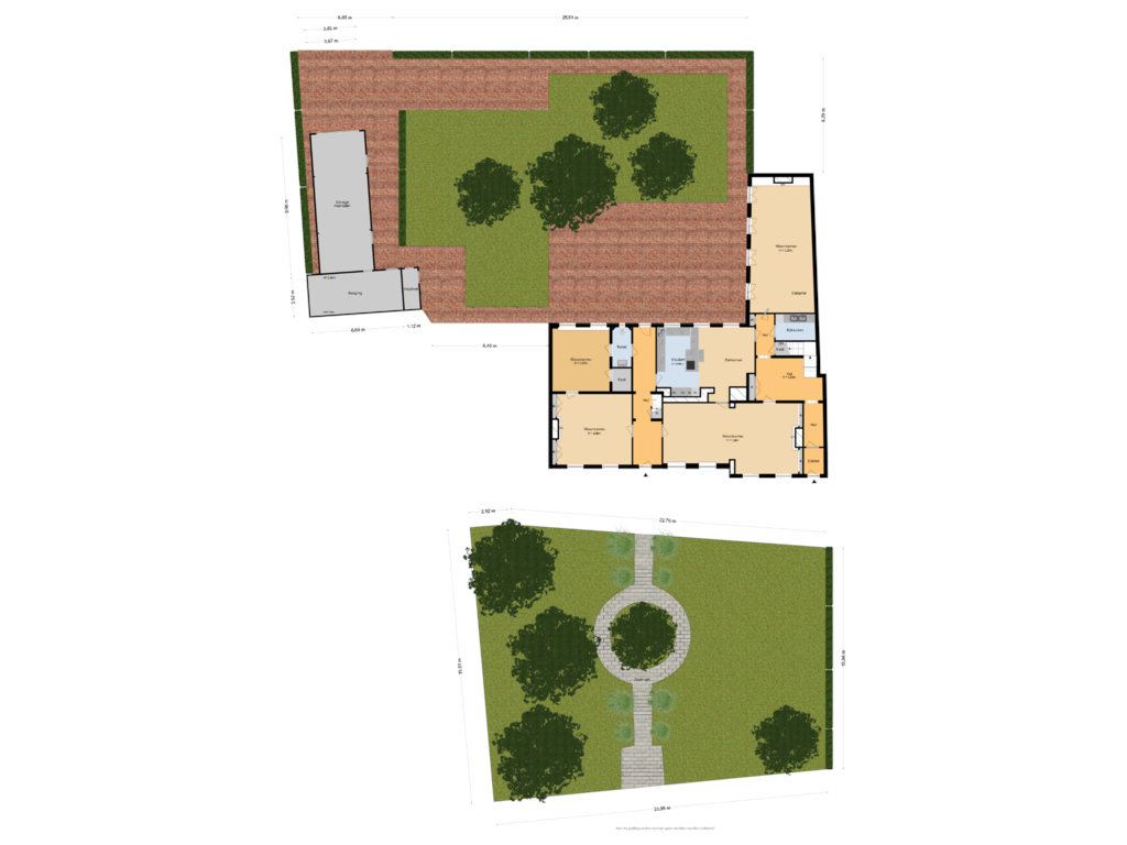 View floorplan of Situatie of Dorpsstraat 61