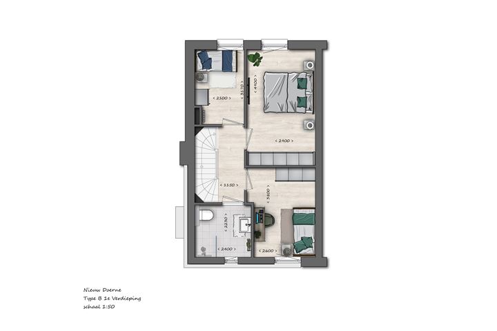 View photo 2 of Nieuw Doerne - Tweekapper type B - 39 (Bouwnr. 39)