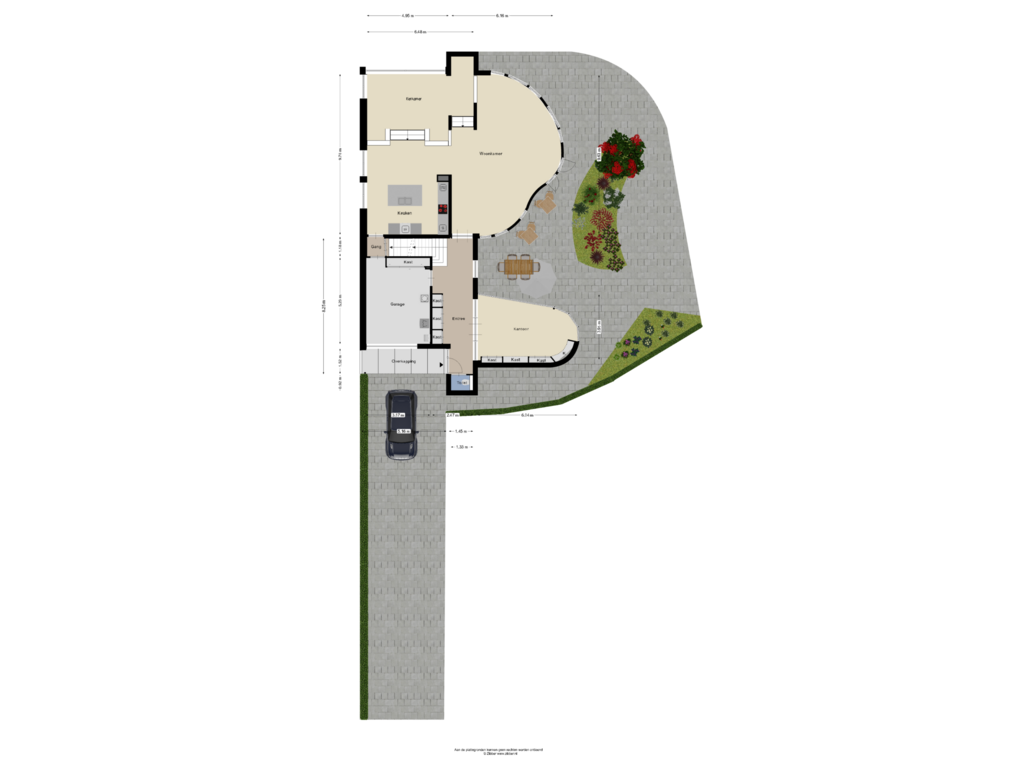 Bekijk plattegrond van Begane grond Tuin van Waddenring 30