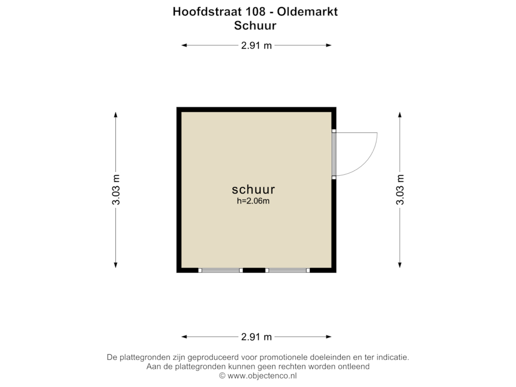 Bekijk plattegrond van SCHUUR_2 van Hoofdstraat 108