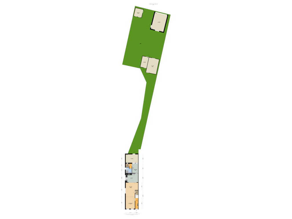 Bekijk plattegrond van TUIN van Hoofdstraat 108