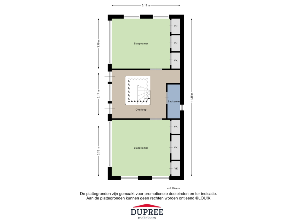 Bekijk plattegrond van 2e Verdieping van Heemraadssingel 321-C