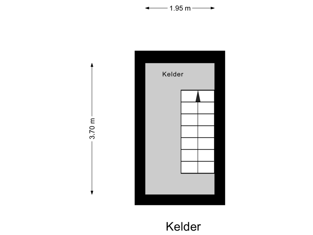 Bekijk plattegrond van Kelder van Hoge Engweg 3