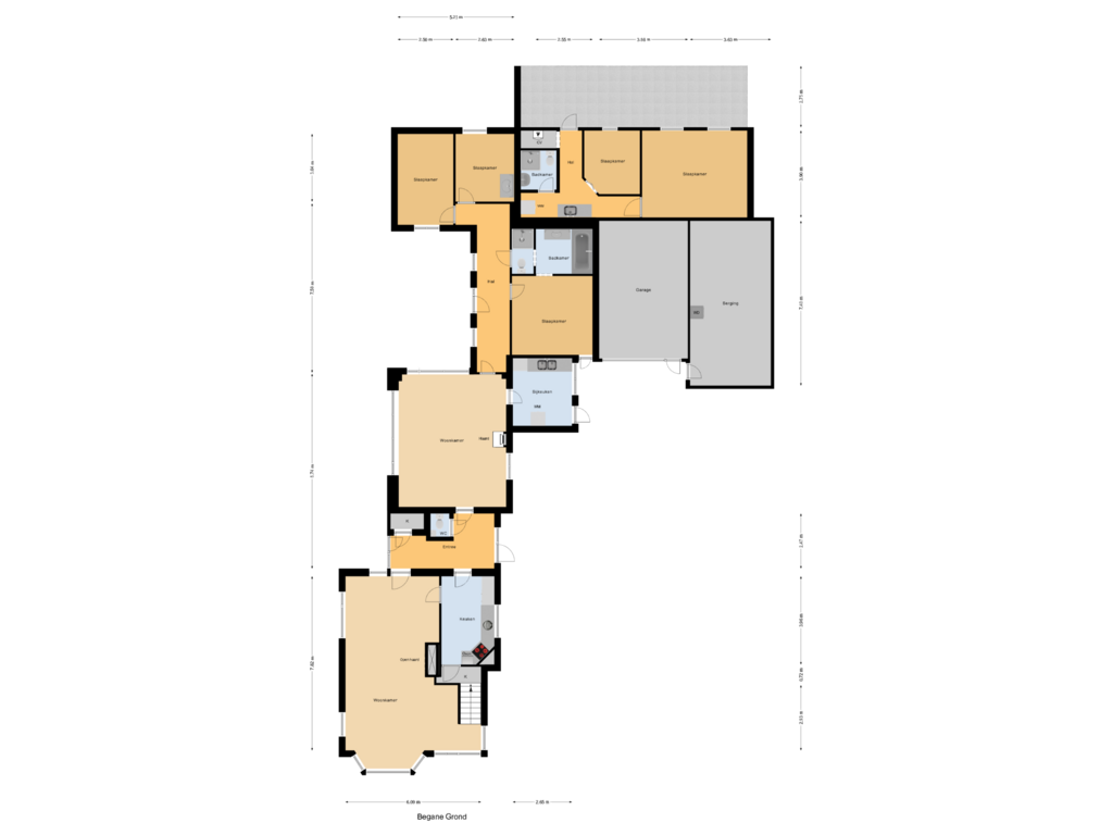 Bekijk plattegrond van Begane Grond van Hoge Engweg 3