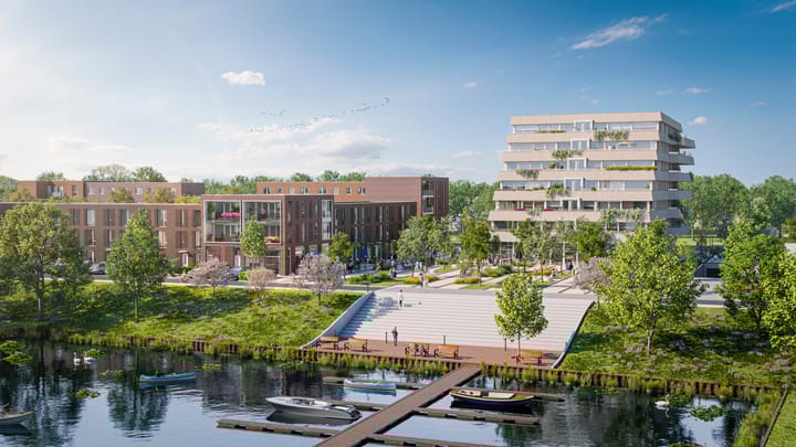 Foto 2 van Hogerwal Tussenwoning 4 laags (Bouwnr. 18)