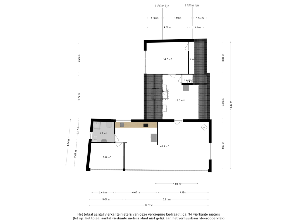 Bekijk plattegrond van BOG - 1e van Beekstraat 23