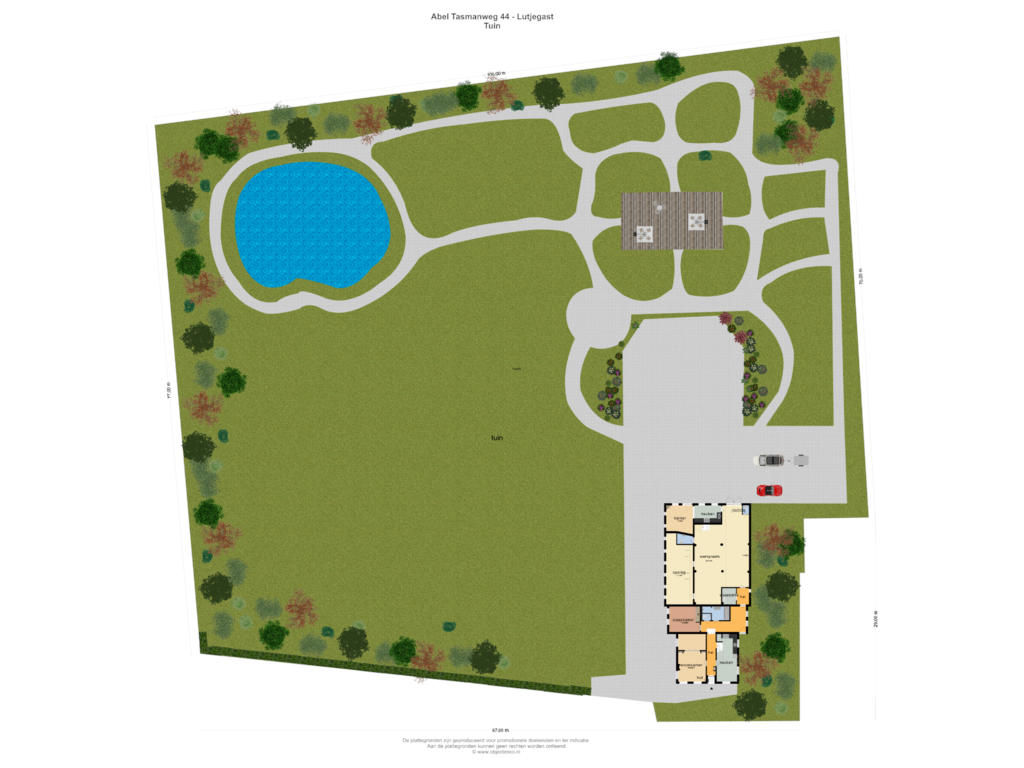 Bekijk plattegrond van TUIN van Abel Tasmanweg 44