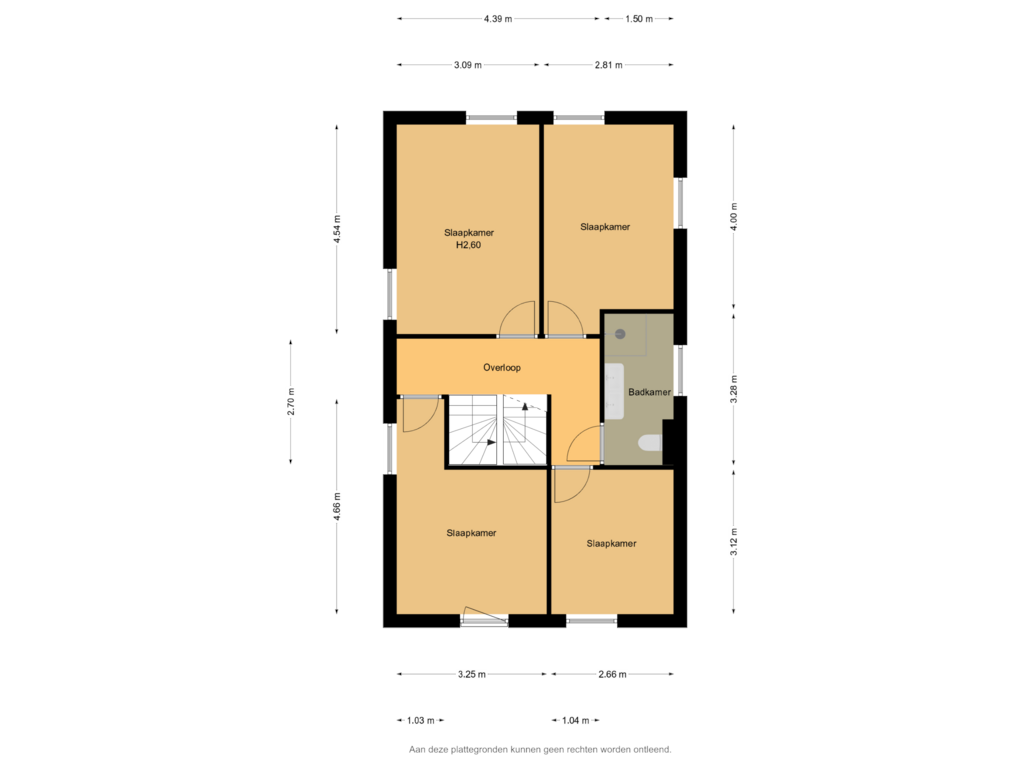 View floorplan of 1e Verdieping of Meerkoet 2