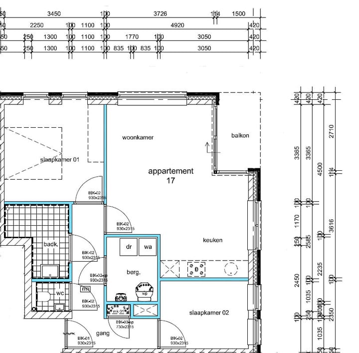 Foto 9 van Emmerweg app 1e verdieping nummer 17