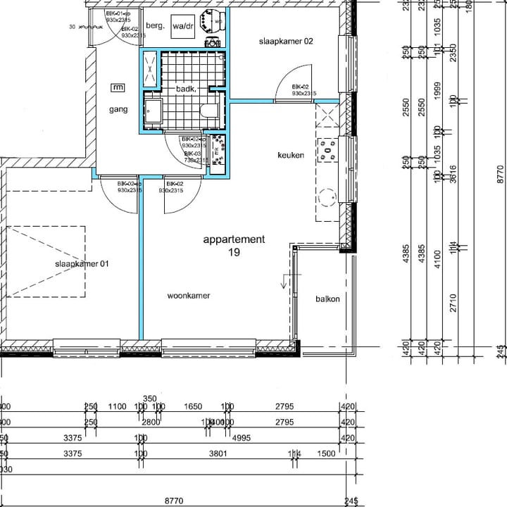 Foto 9 van Emmerweg app 1e verdieping nummer 19