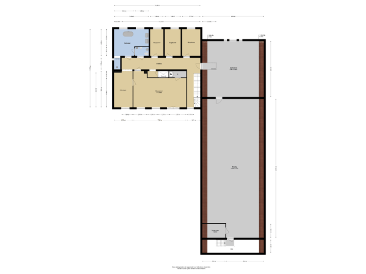 Verdieping 1 + bijgebouw