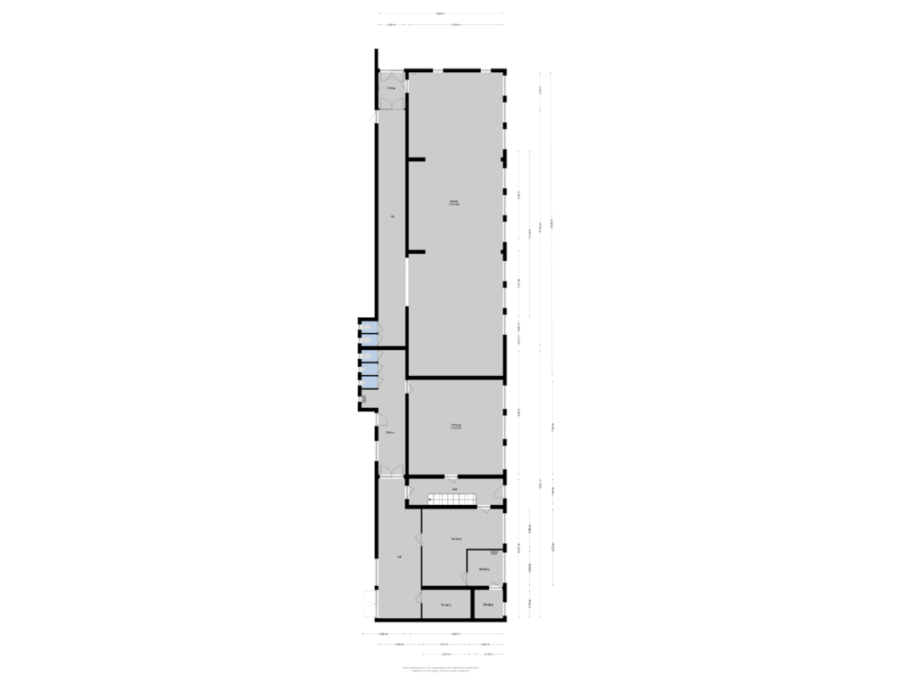 Bekijk plattegrond van Bijgebouw van Kerkstraat 27-A