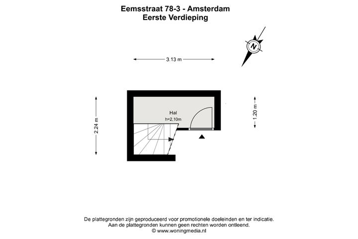 Bekijk foto 26 van Eemsstraat 78-BOVEN