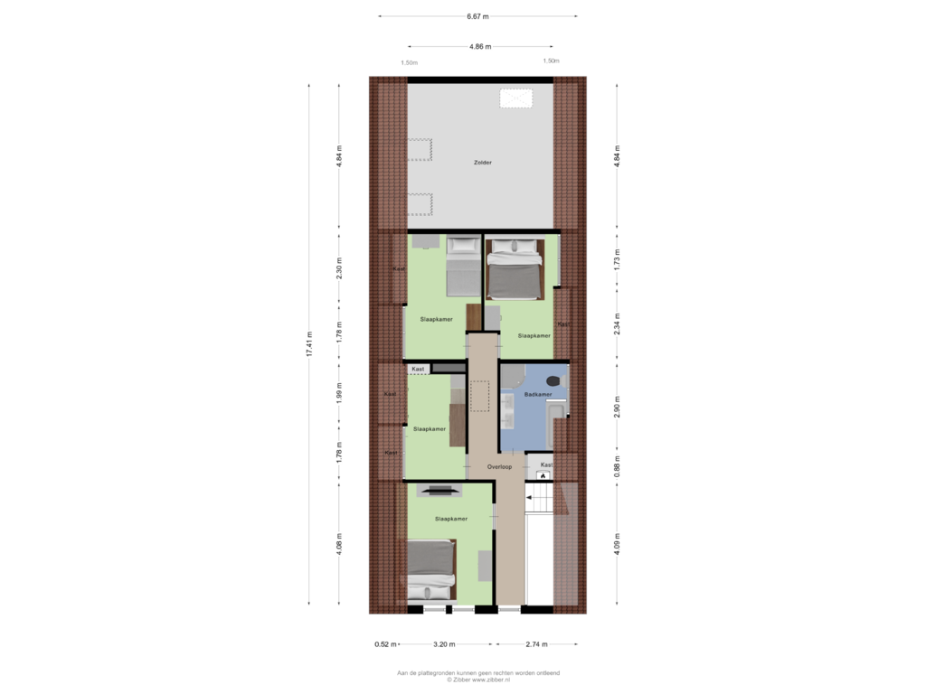 Bekijk plattegrond van Eerste Verdieping van Heikantsehoeve 67