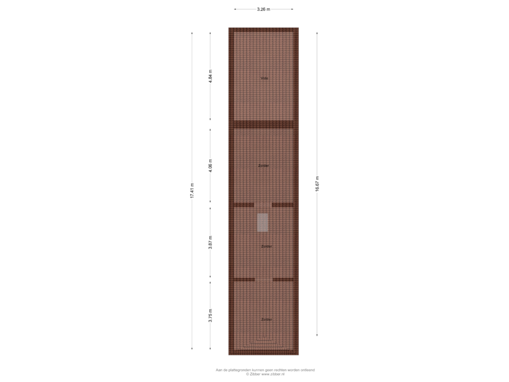 Bekijk plattegrond van Zolder van Heikantsehoeve 67