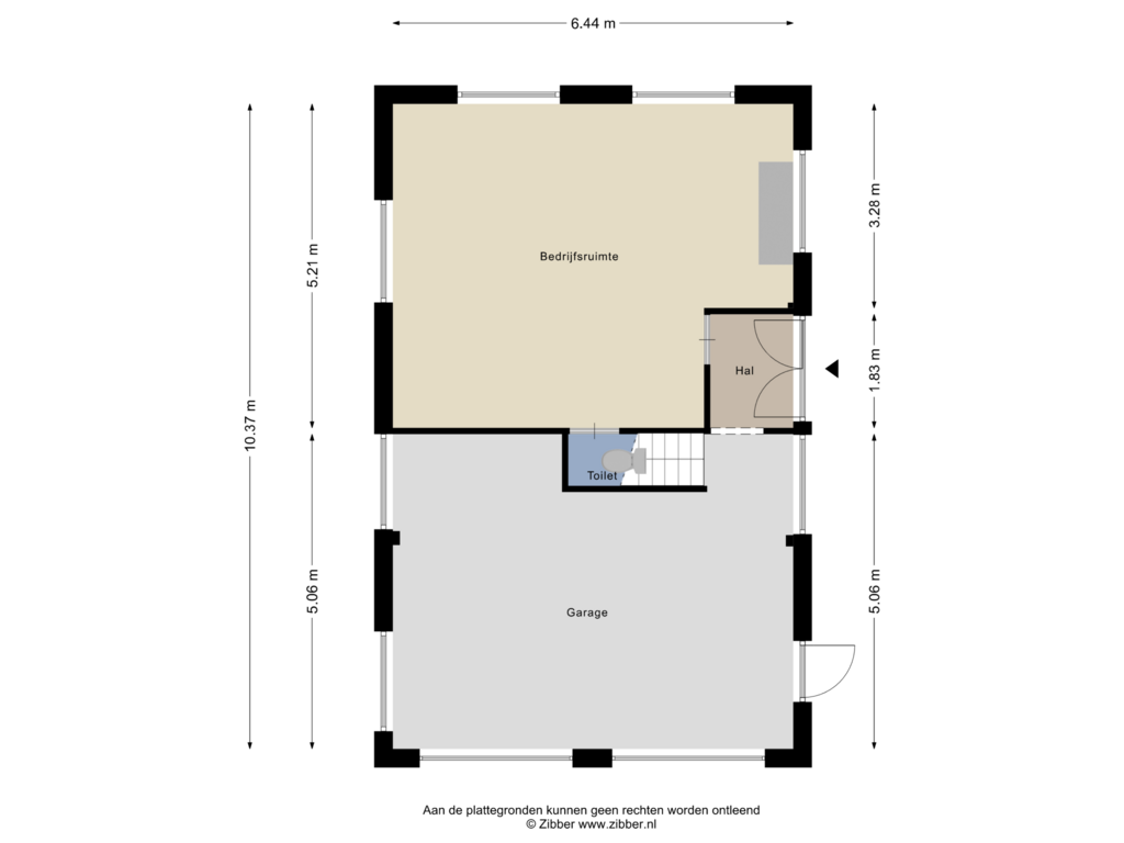 Bekijk plattegrond van Bijgebouw van Heikantsehoeve 67