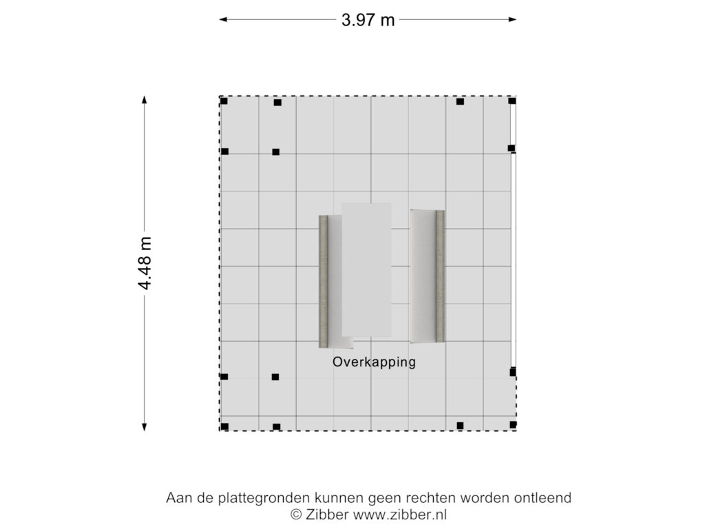 Bekijk plattegrond van Overkapping van Heikantsehoeve 67