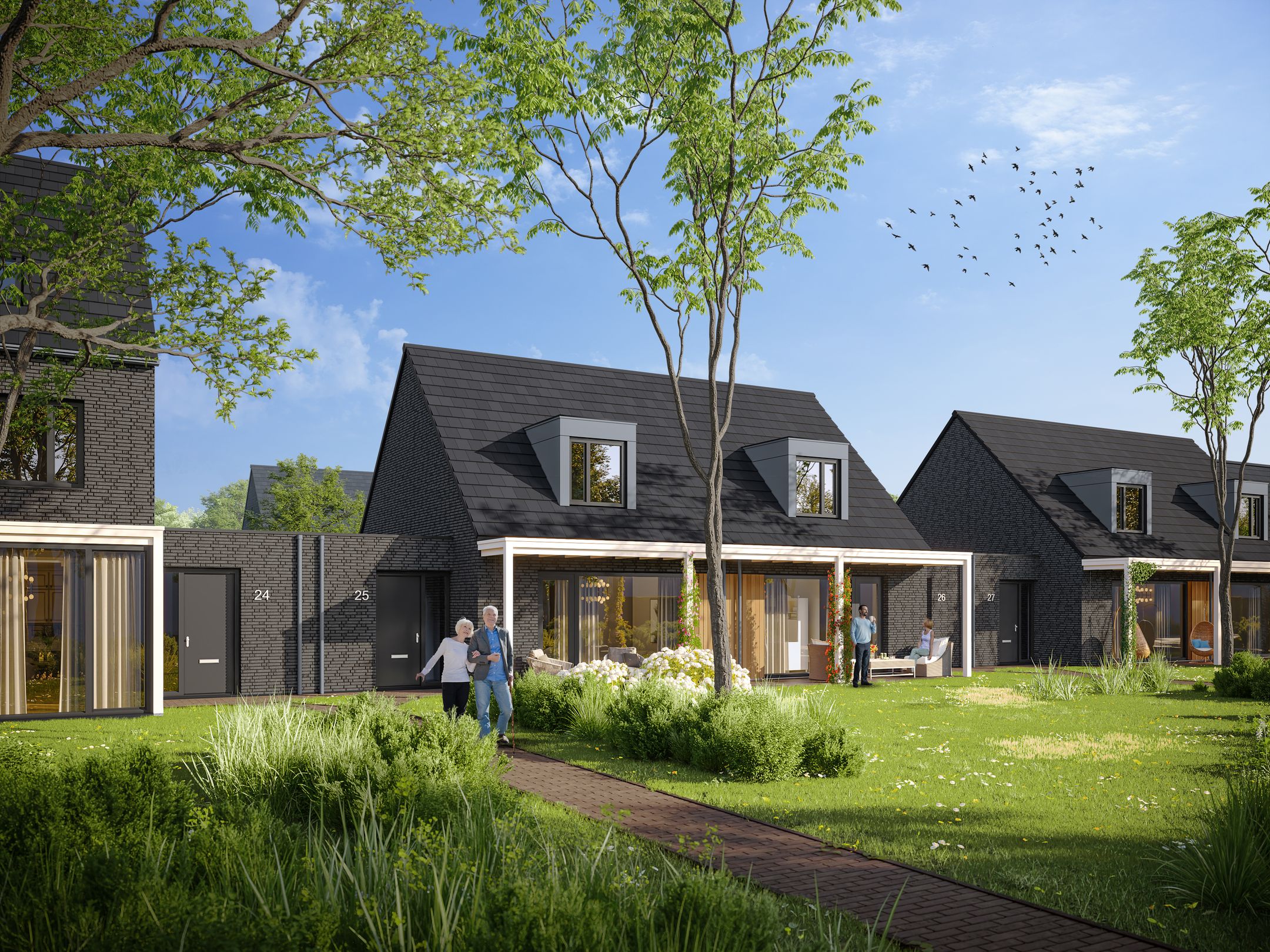 D2s | Twee-onder-een-kapwoningen levensloop (Bouwnr. 4), Zierikzee, 4303, Zeeland, Nederland  