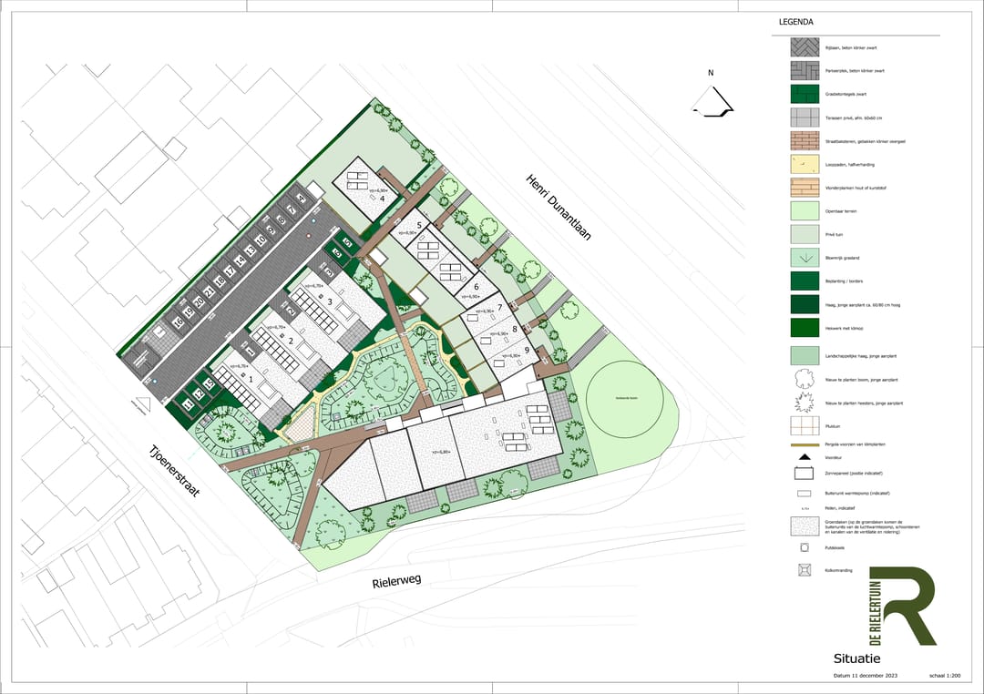 Foto 13 van De Rielertuin Henri Dunantlaan 60 BN 10,