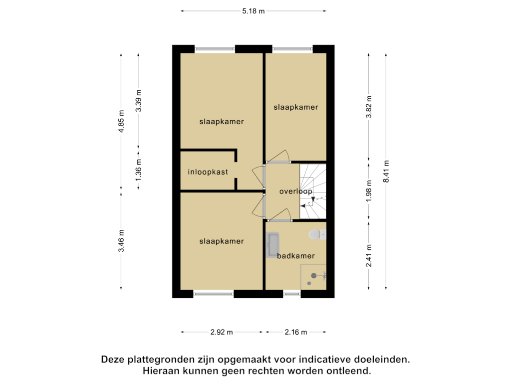 Bekijk plattegrond van 1e verdieping van Haagbeukweg 119