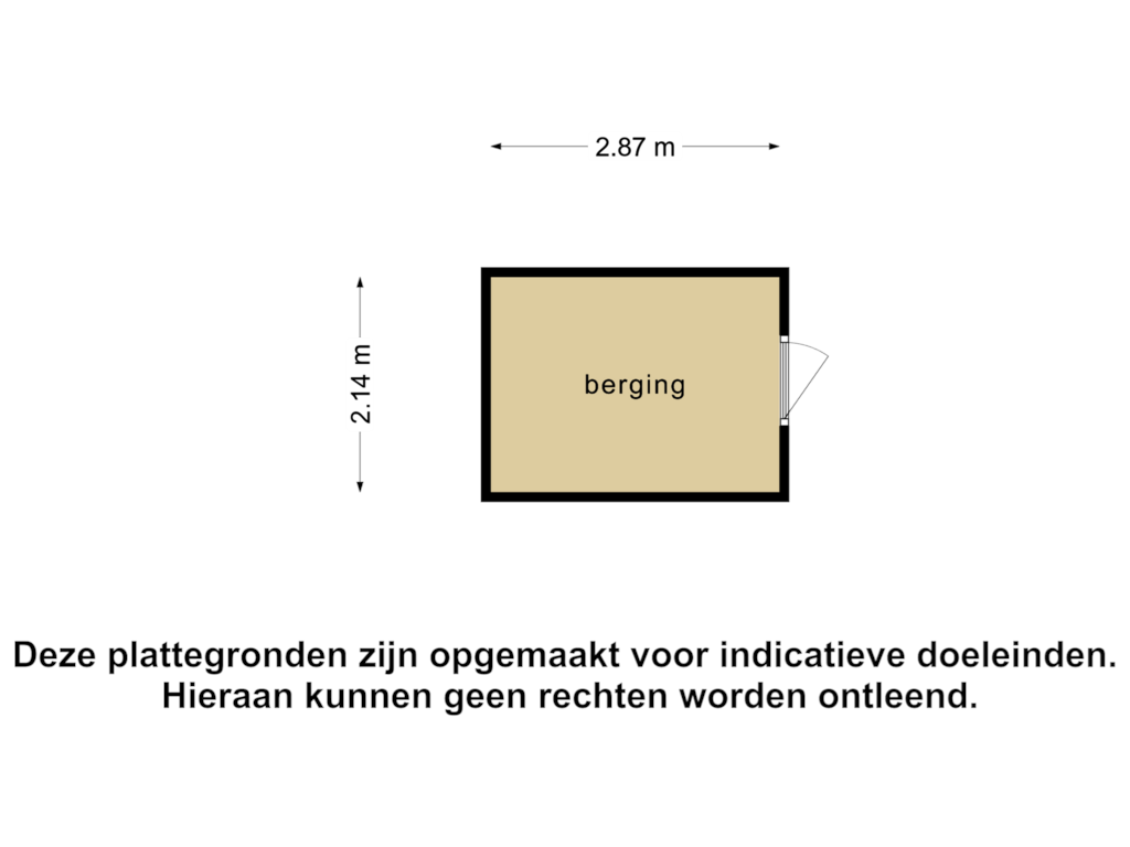 Bekijk plattegrond van Berging van Haagbeukweg 119