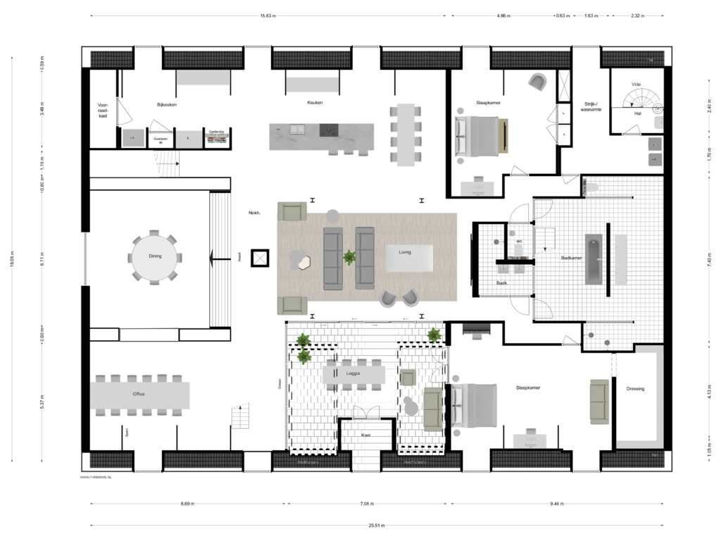 Bekijk plattegrond van 2e VERDIEPING van Raphaëlplein 27-A