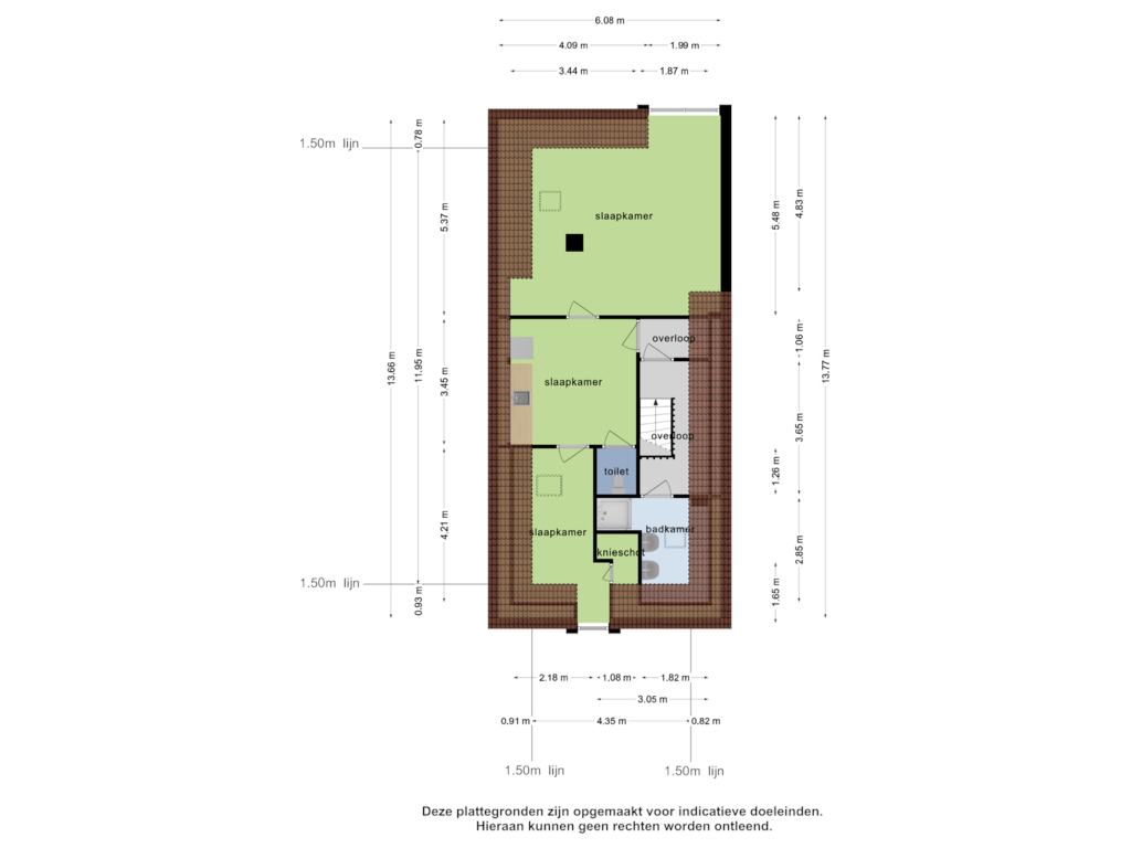 Bekijk plattegrond van 2e verdieping   1 van Handelsstraat 43