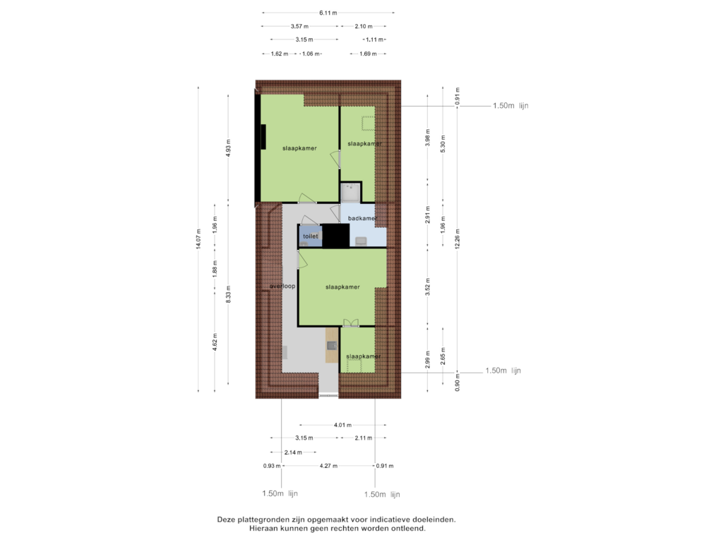 Bekijk plattegrond van 2e verdieping 2 van Handelsstraat 43