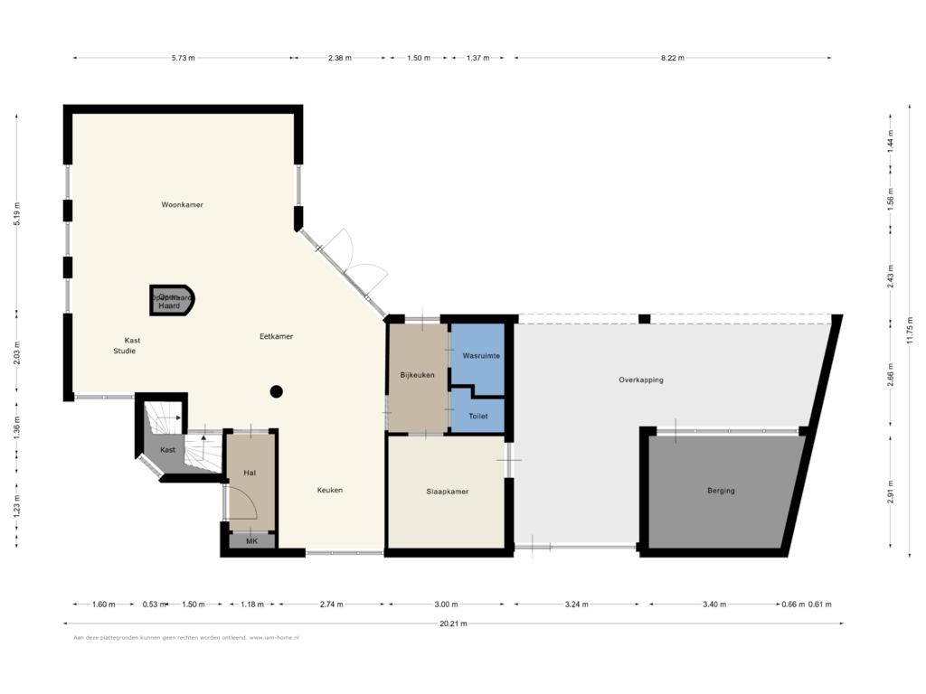 Bekijk plattegrond van Beganegrond van Gentiaan 2