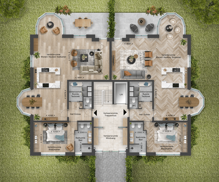 Foto 5 van Luxe appartementen (Bouwnr. 0.1A)