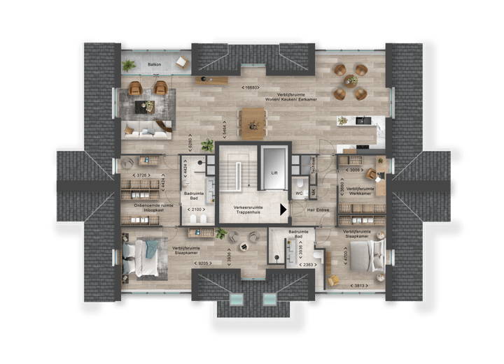 Foto 6 van Penthouse (Bouwnr. 5)