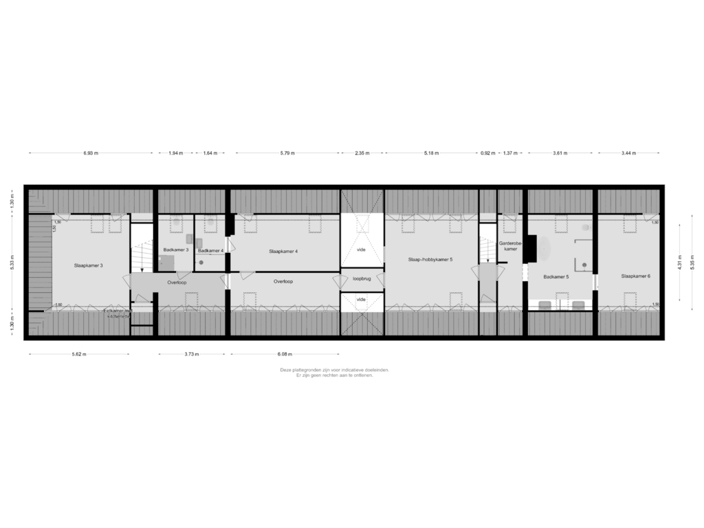 Bekijk plattegrond van WOONBOERDERIJ - EERSTE VERDIEPING van Behelp 2-A