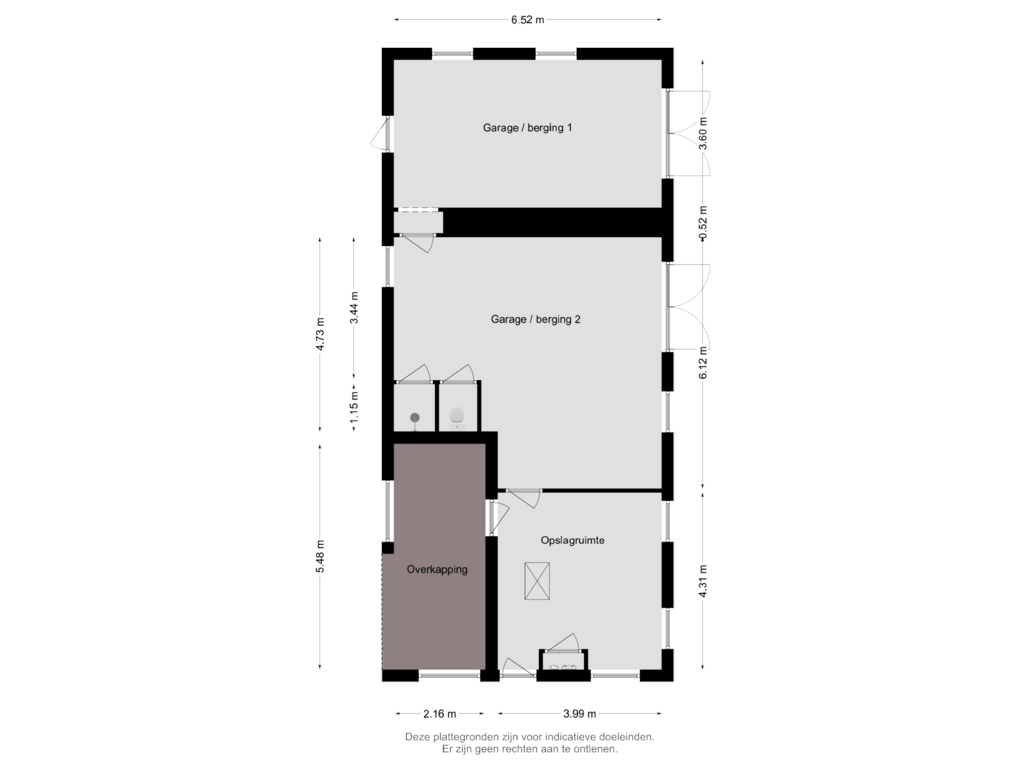 Bekijk plattegrond van BIJGEBOUW 1 - BEGANE GROND van Behelp 2-A