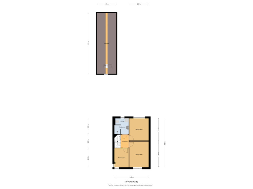 Bekijk plattegrond van 1e Verdieping van Laaibeemden 45