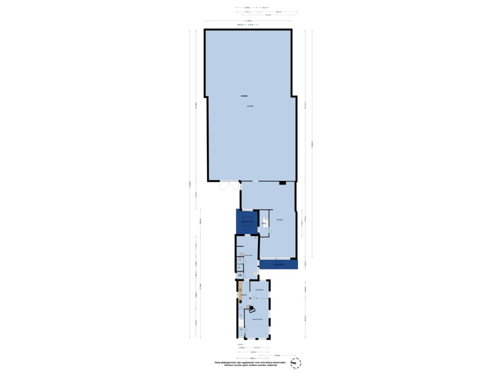 Bekijk plattegrond van Begane grond van Dorpsstraat 11