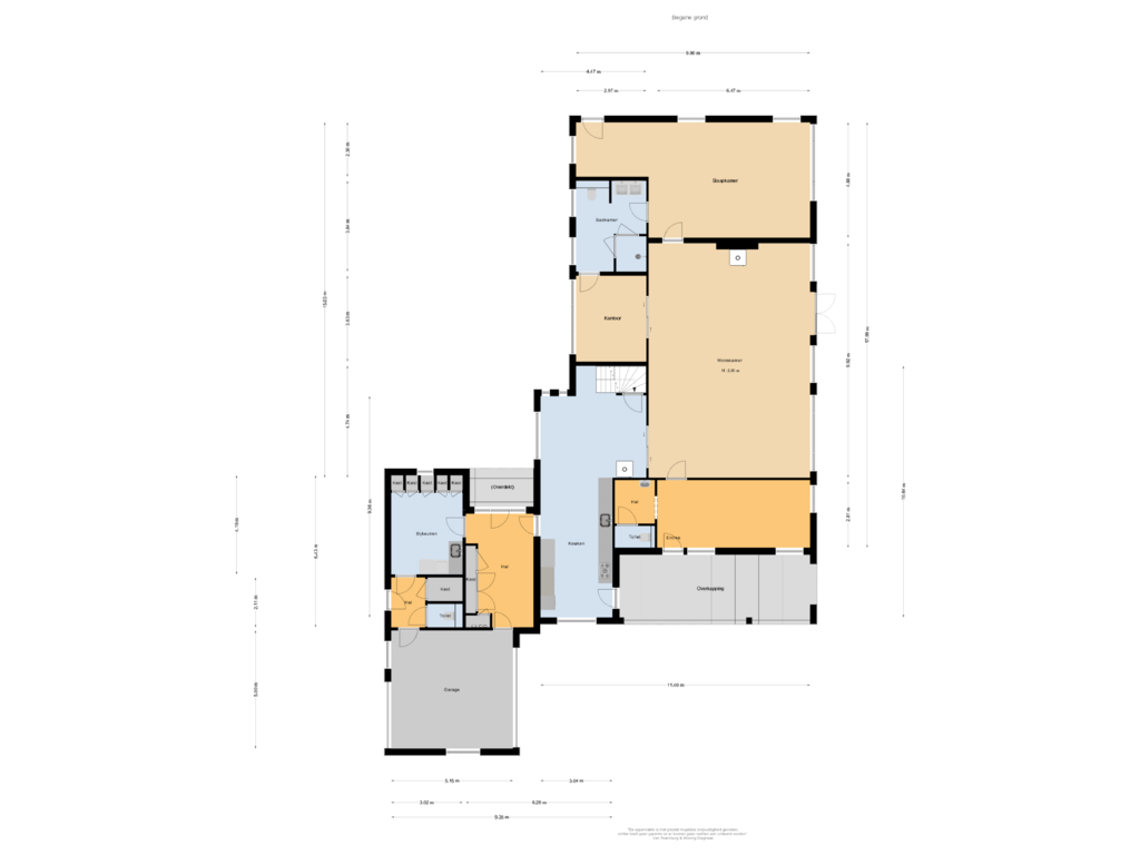 View floorplan of Begane grond of Rijksweg 97