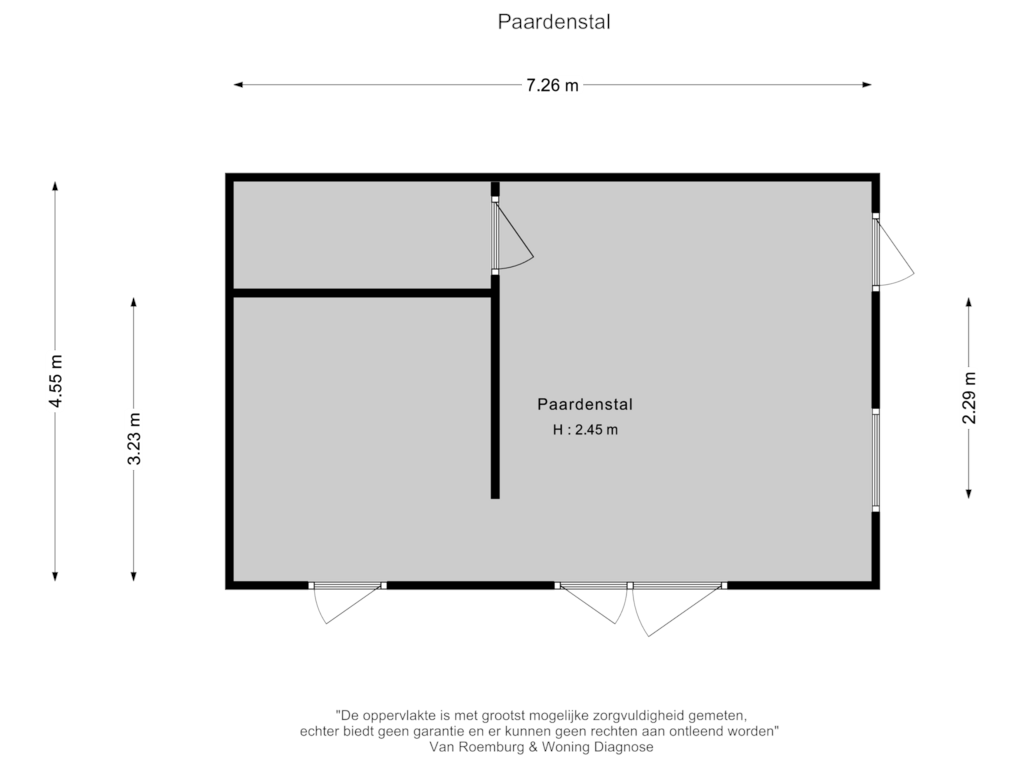 View floorplan of Paardenstal of Rijksweg 97