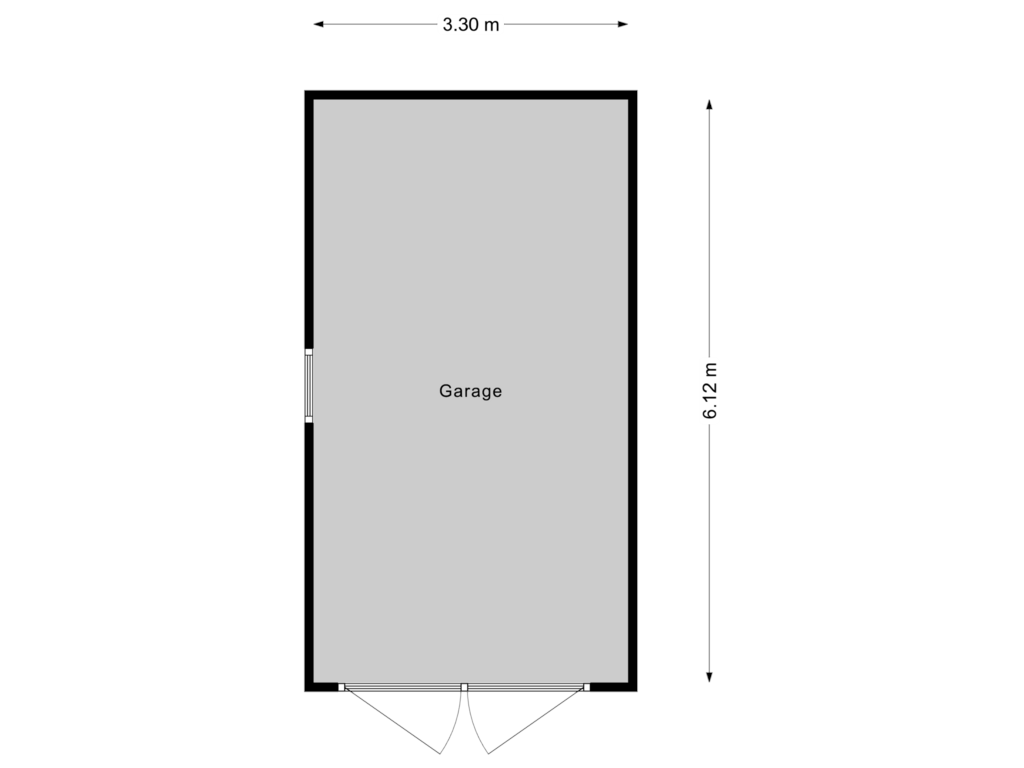 Bekijk plattegrond van Garage van Achtersloot 148