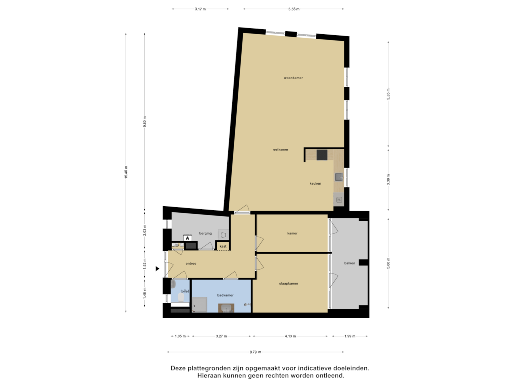 View floorplan of Appartement of Rollandthof 21