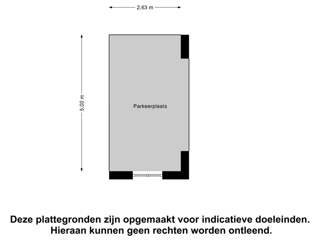 View floorplan of Parkeerplaats of Rollandthof 21