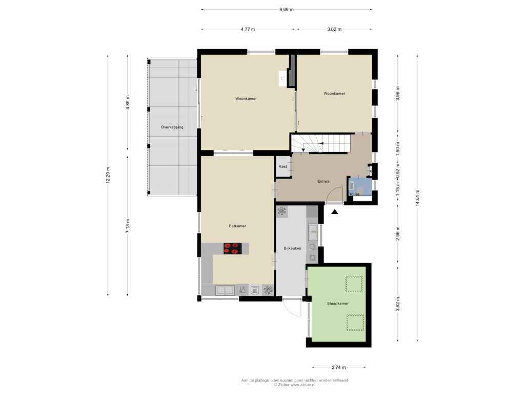 Bekijk plattegrond van Begane grond van Leemringweg 18