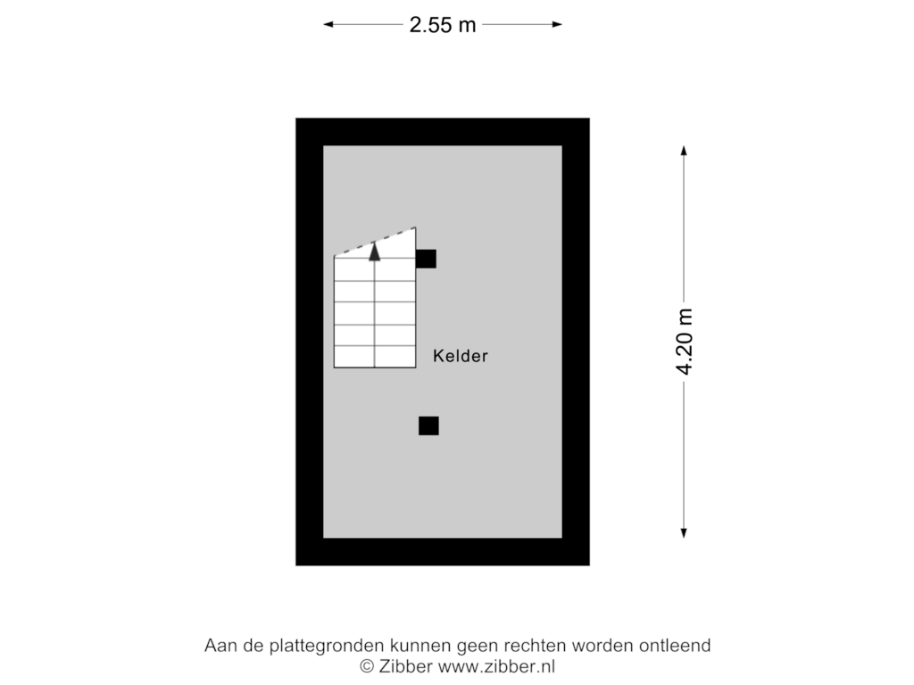 Bekijk plattegrond van Kelder van Leemringweg 18