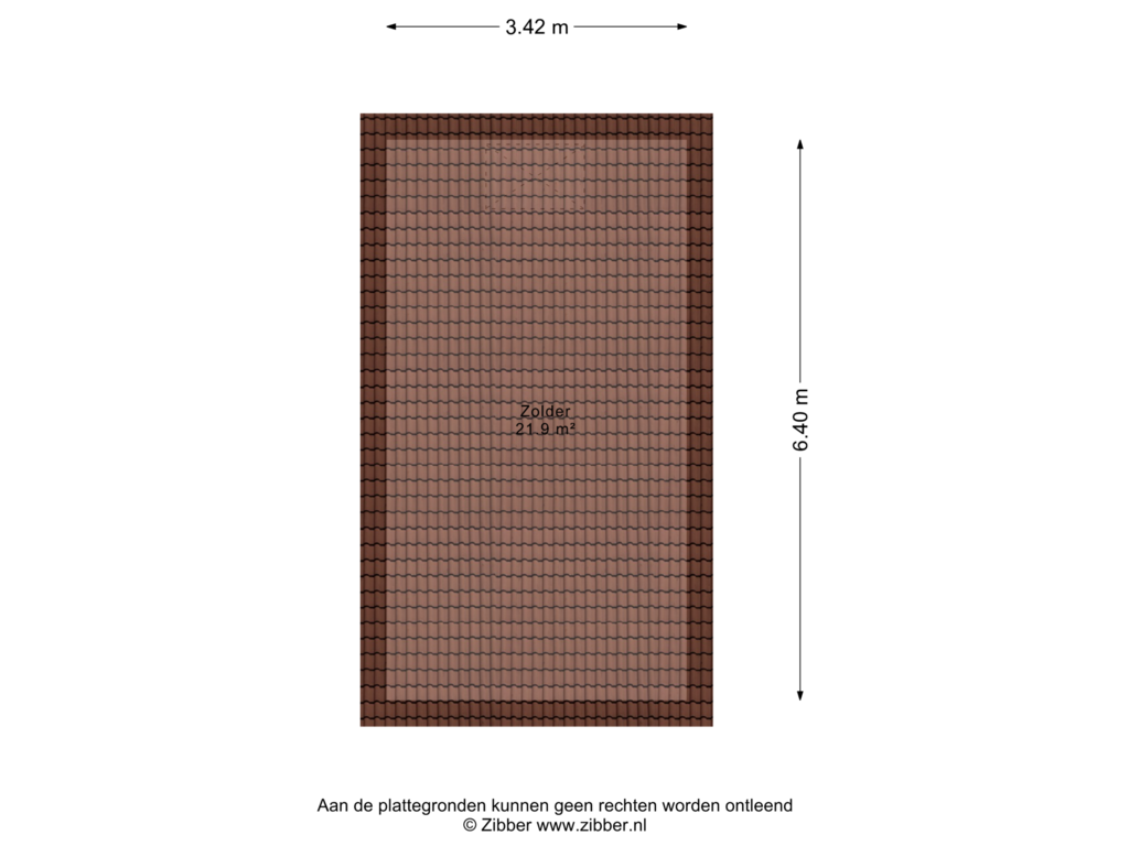 View floorplan of Zolder of Krekelberg 5