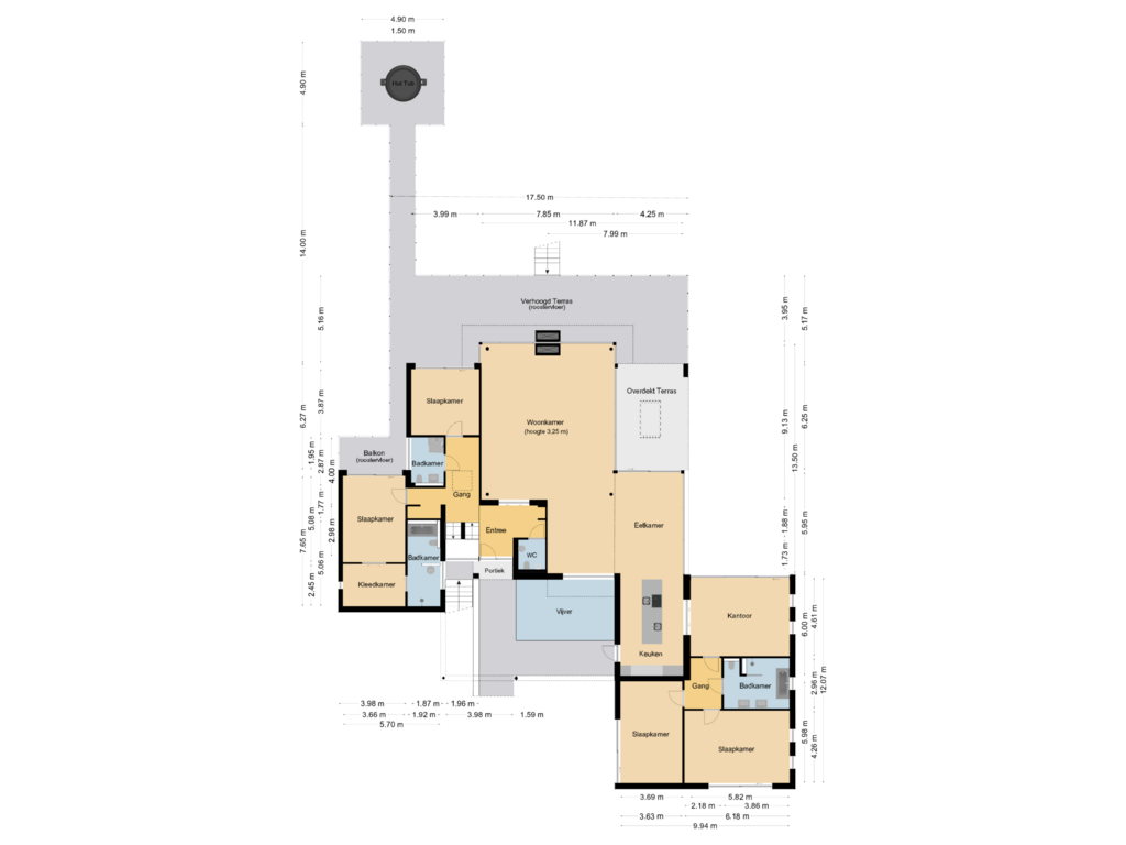 Bekijk plattegrond van Begane Grond van Oranje Nassaulaan 9